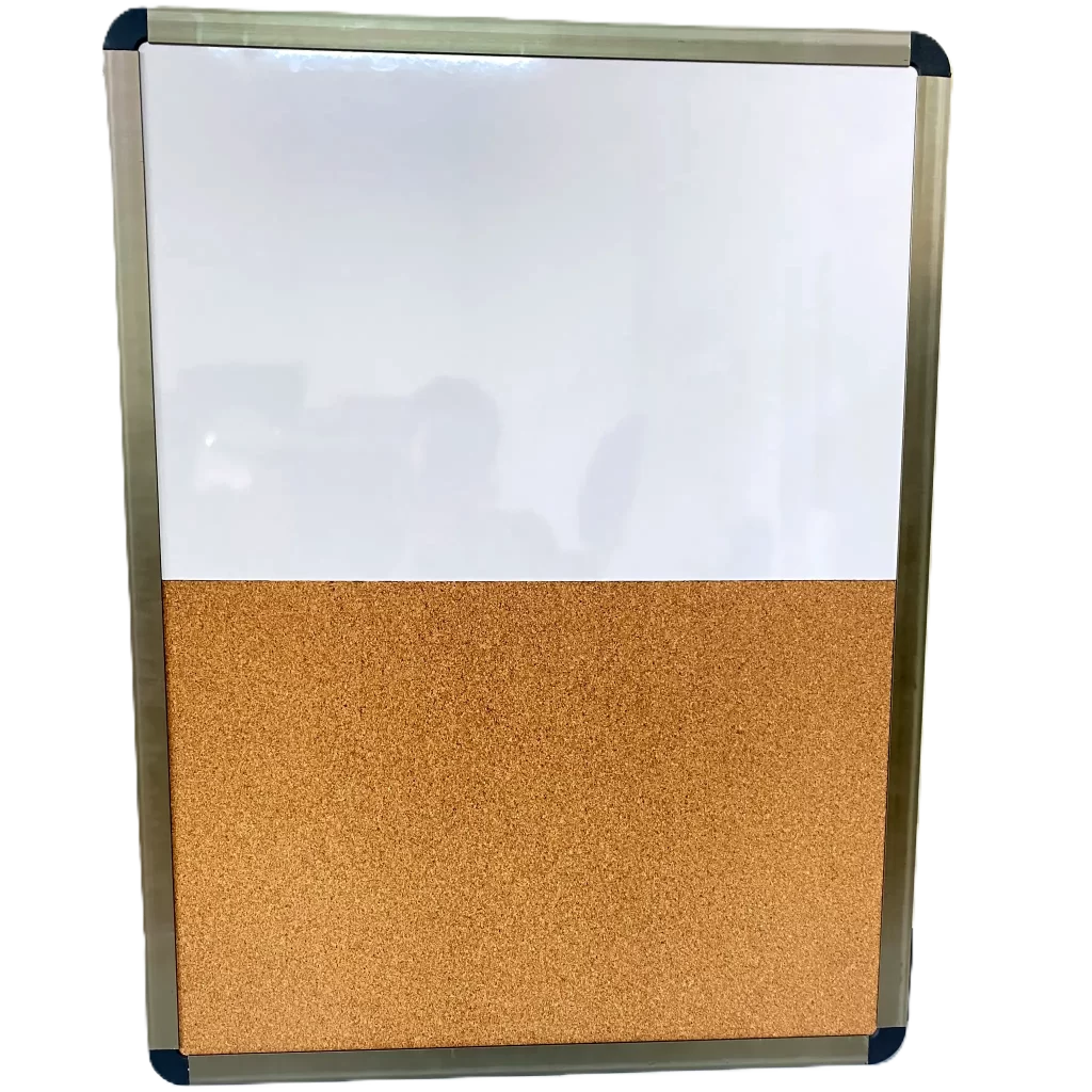 CARTELERA MIXTA: CORCHO Y TABLERO ACRÍLICO